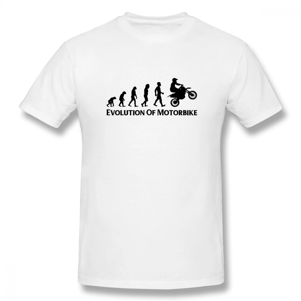 

Evolution Of Motorbike Casual O-Neck Men's Basic Short Sleeve T-Shirt 100% Cotton Tee Shirt Printed