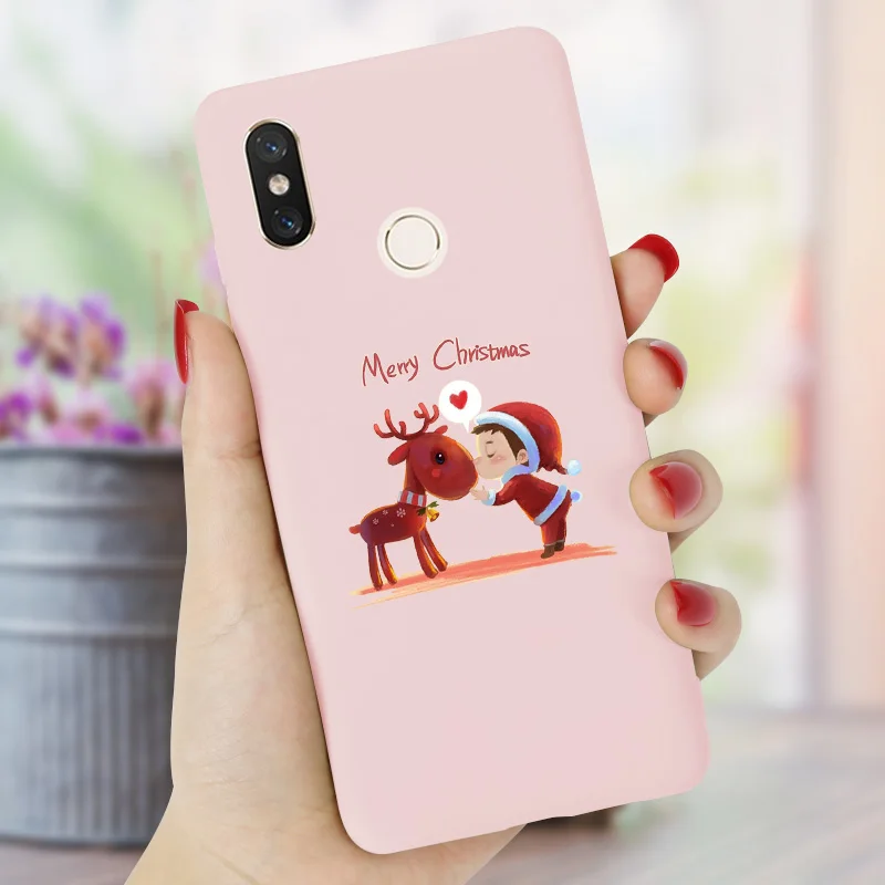 Чехол с рождественским оленем Санты для Xiao mi Red mi Note 8T 8 Pro Note 8 7 6 5 Red mi 8 8A 7 7A 6A 5A 6 Pro 5 5 Plus K20 Pro mi 8 Lite - Цвет: QQXL