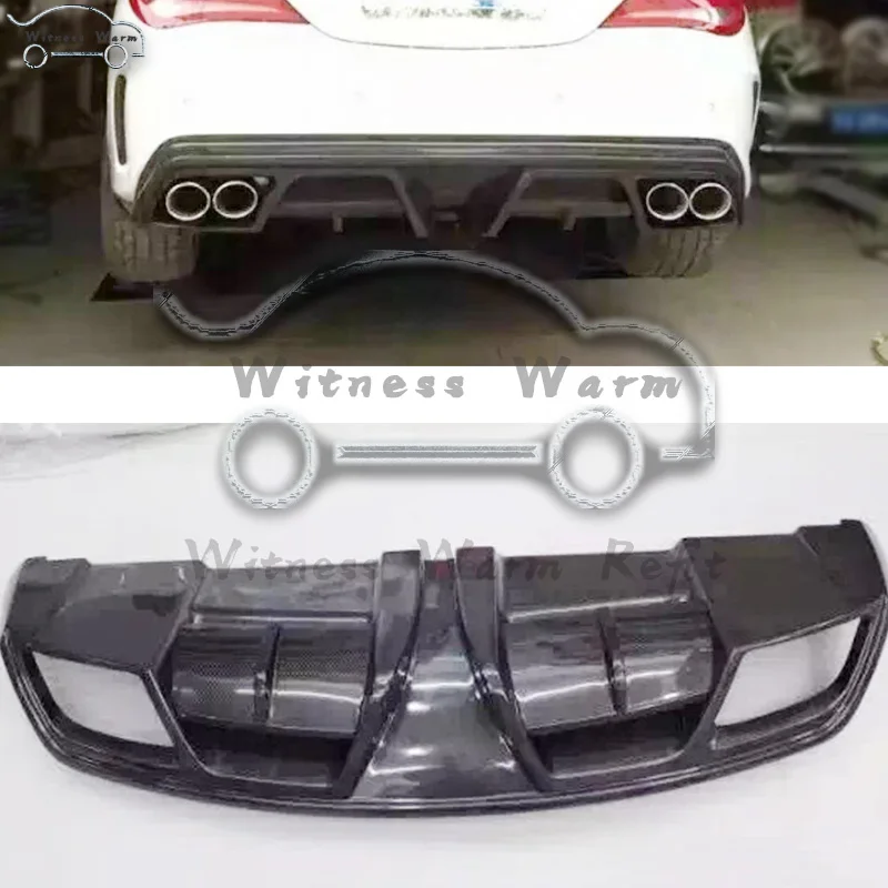Диффузор заднего бампера из углеродного волокна для Mercedes Benz cla Class W117 CLA180 CLA200 CLA250 CLA260 CLA45- FRP