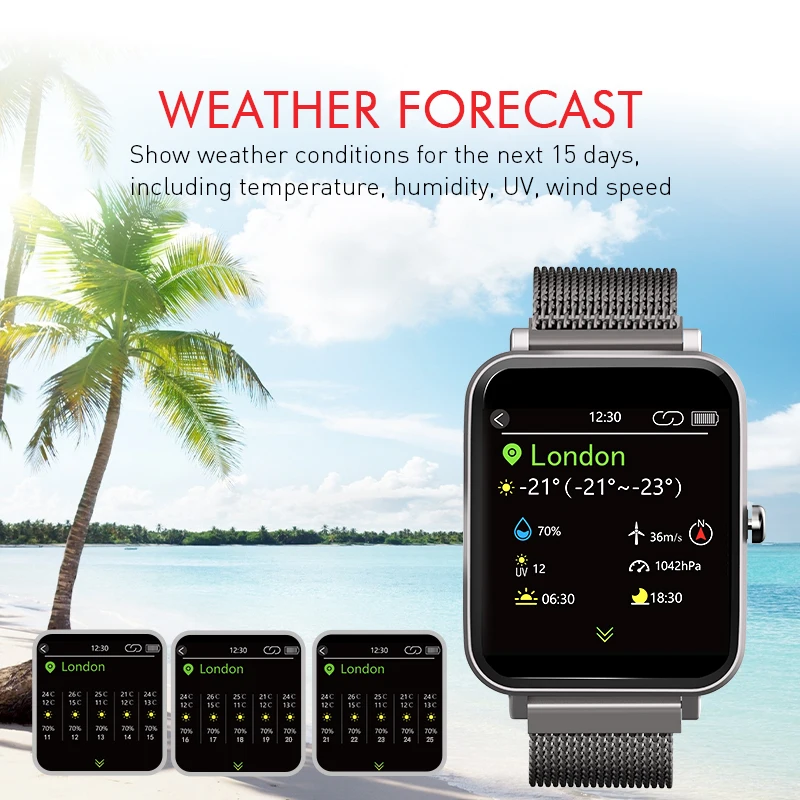  HAVIT Fitness Tracker Smart Watch Blood Pressure Measurement IPX68 3ATM Screen 1.54 inches Watch 7  - 4000329002670