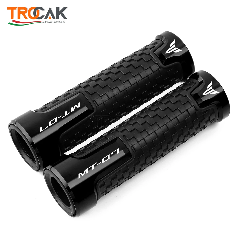 For Yamaha MT07 MT 07 MT-07 2014-2021 Motorcycle handlebar grips CNC PVC handle bar Rubber Gel Grips Motocross handle hand Grips For Yamaha MT07 MT 07 MT-07 2014-2021 Motorcycle handlebar grips CNC PVC handle bar Rubber Gel Grips Motocross handle hand Grips