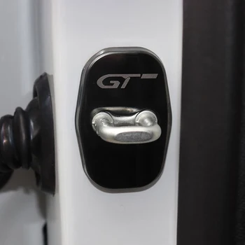 

4PCS Car Door Lock Cover Protect Buckle Cover Latch Stop Anti Rust Car accessories For Peugeot 308 408 5008 3008 207 for Citroen