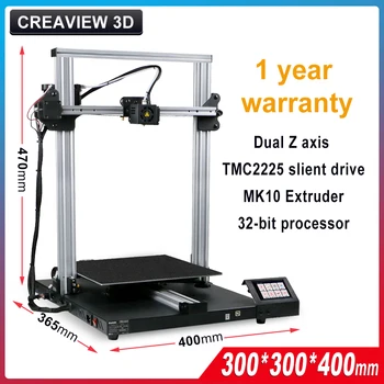 

CREAVIEW Upgraded CS30S 3D Printer MK10 Extruder Professional Printing Larger Size Frame Kit 3D Print impresora