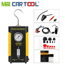 Mr Cartool SDT-206 автомобильный генератор дыма для автомобилей локатор утечки автомобиля детектор утечки дыма Авто трубы диагностический инструмент