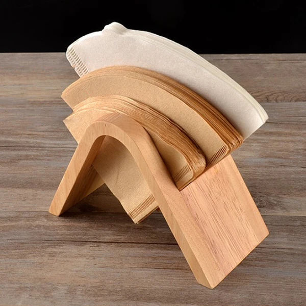 ABUI-Coffee Filter Paper Holder Simple Coffee Filters Dispenser Rack Shelf Storage Paper Tissue Box Shelf Coffee Tool