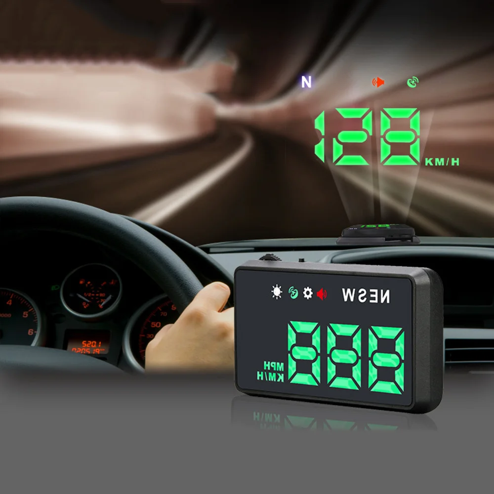 Cabeça do Carro Tela 3.5 Polegada hd Display Velocímetros Projetor Universal Estilo Acessórios Gps Hud up 6 do carro up display velocímetros projetor universal estilo acessórios