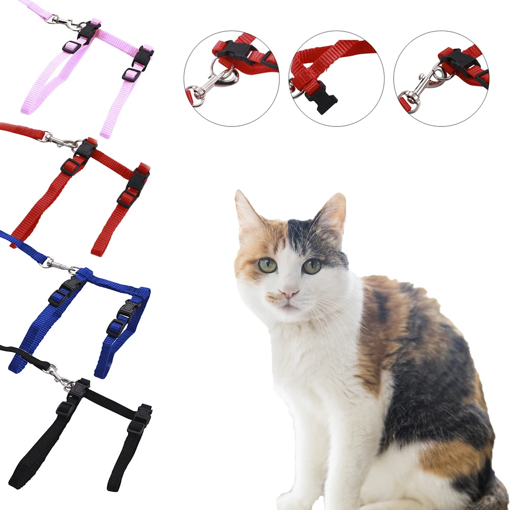 Perro gato arnés correa ajustable chaleco cuello cachorro caminar al aire libre Chihuahua Terier Schnauzer al aire libre cuerda de tracción General