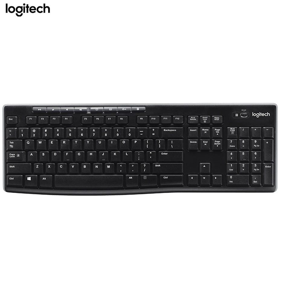 Logitech Wireless Keyboard 2.4g Full Size Keyboard Computer Laptop Pc Gamer Genuine Standard Keybord For Windows Chrome - Keyboards AliExpress