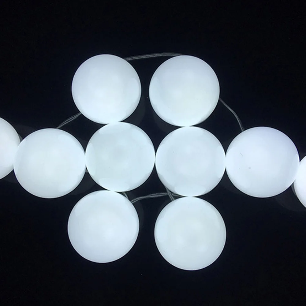 LED Mirror Lights 10Bulb Dressing Room Glamour Table Set Mirror Lights Kit Professional 3Colors Light Hollywood Style