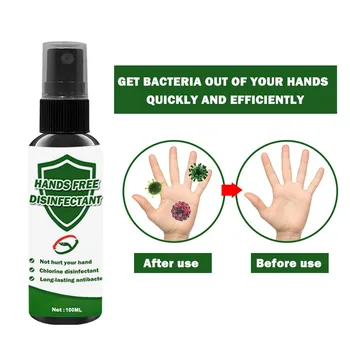 

Alcohol-Free No washing Hand Sanitizer Bacteriostatic Portable Mini Disinfectant Portable Anti-Bacteria Moisturizing Gel Cleaner