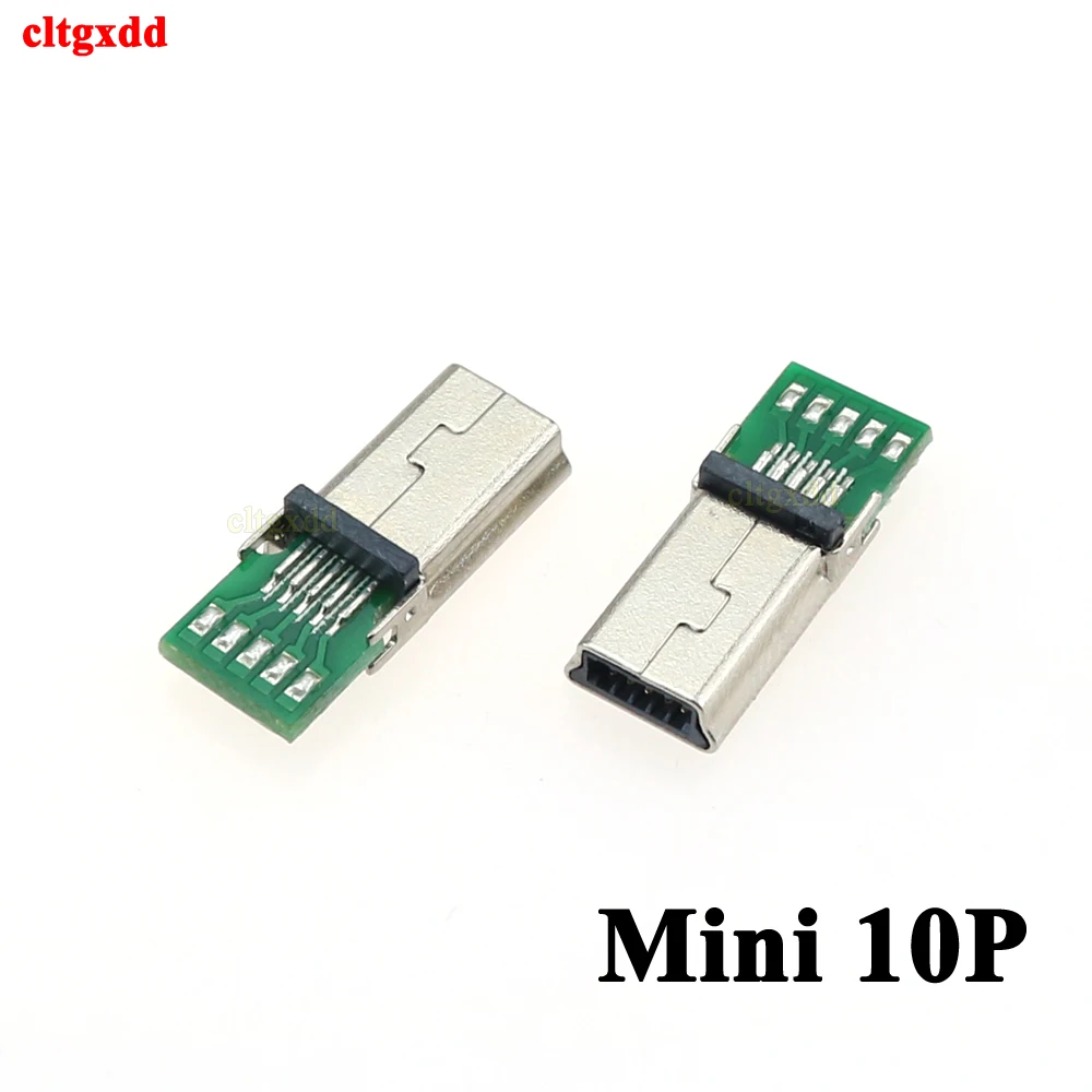 10set Mini Connettore USB Maschio (3 IN 1) Maschio Mini USB Jack - Foto 9