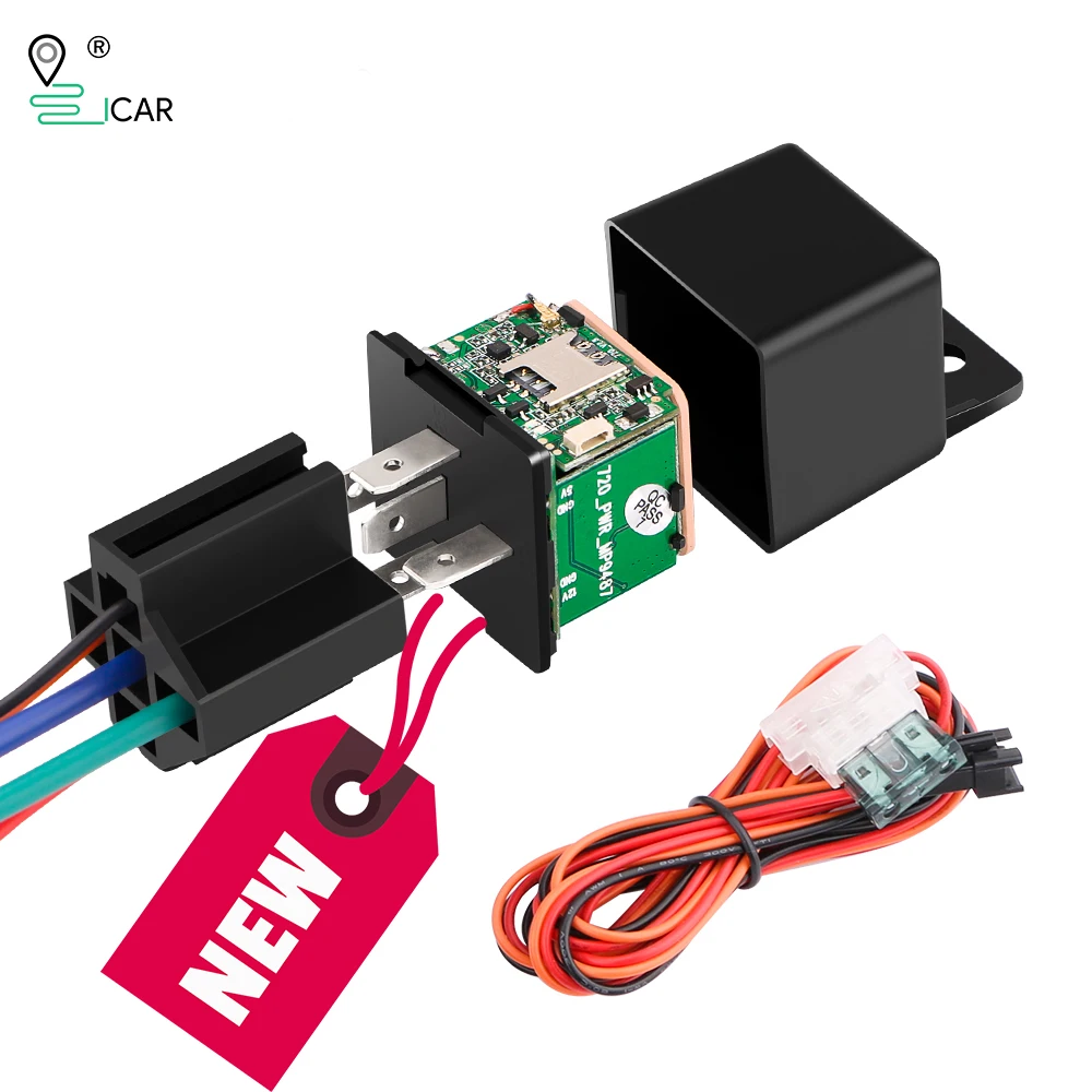 Car 4G GPS Tracker Relay GPS Fleet Management Real Time Locator GPRS GSM Tracking Free APP