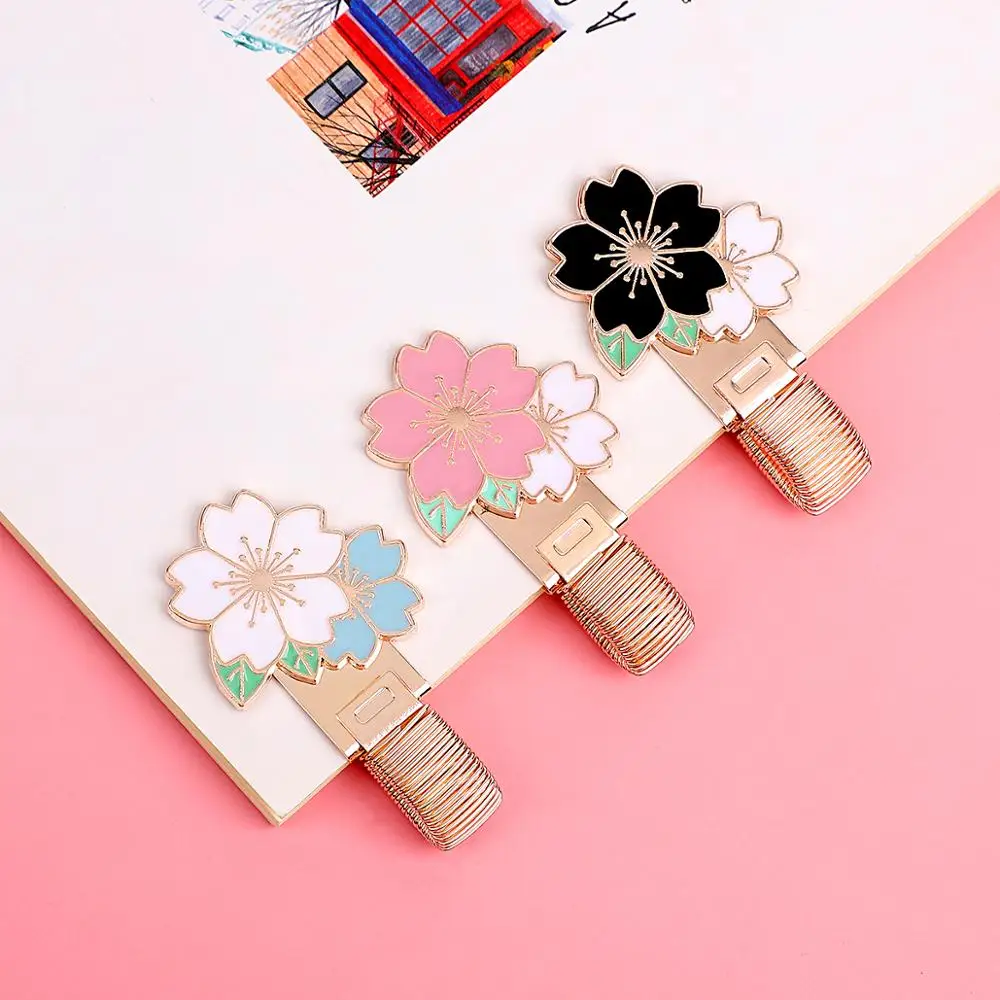 

1pc random Metal Pen Holder Stainless Steel Pen Clip For Leather Travel Journals Handmade Notebook Diary kawaii