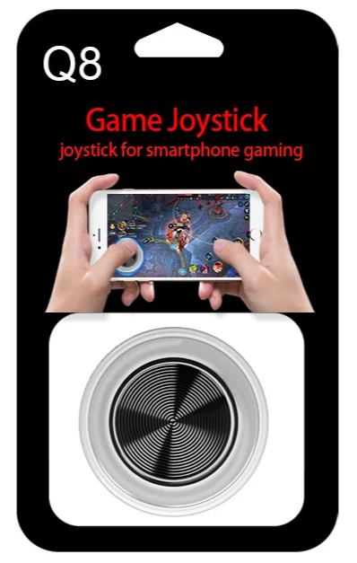 Game Joystick Round For Mobile Phone Rocker Tablet Android Iphone Metal Button Controller Easy Chicken Dinner With Suction Cup 