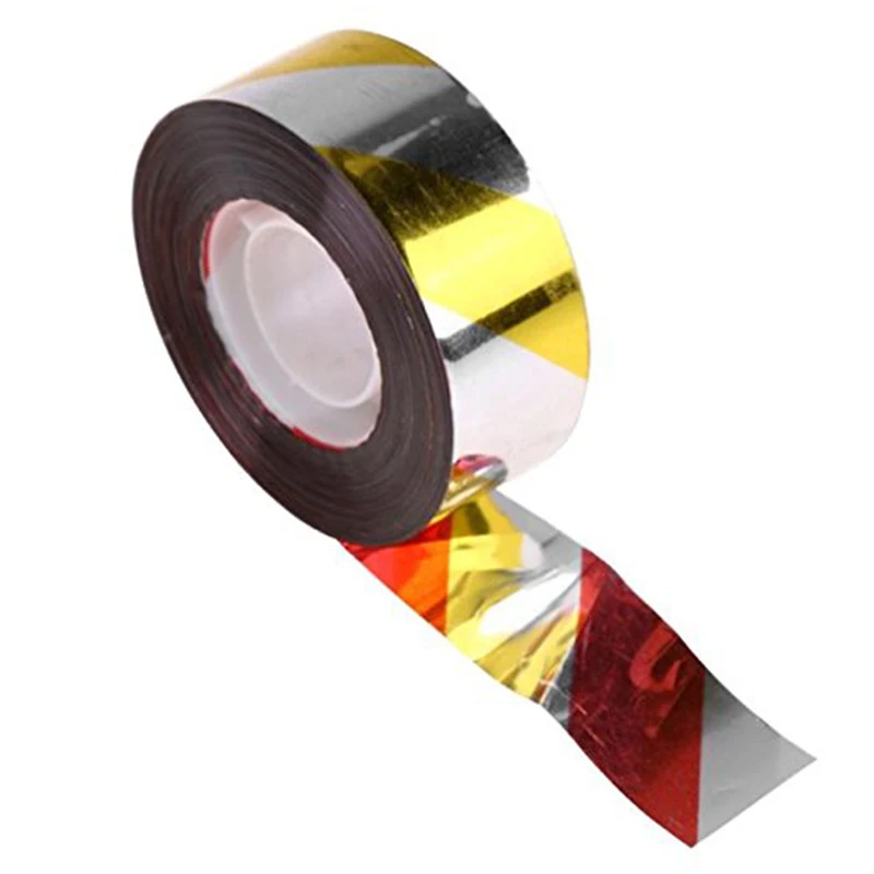 

Bird Repellent Scare Tape Double Sided Ribbon Flash Bird Deterrent Tape Highly Reflective