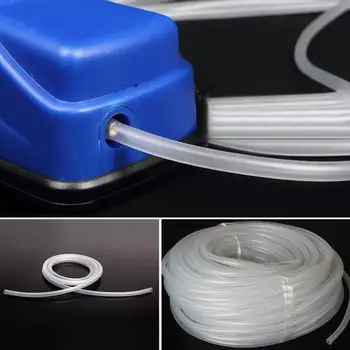 

5M/10M 4mm*6mm Oxygen Pump Hose for Air Bubble Stone Aquarium Fish Tank Pond Pump 10M Oxygen pipe tube Aquarium accessory