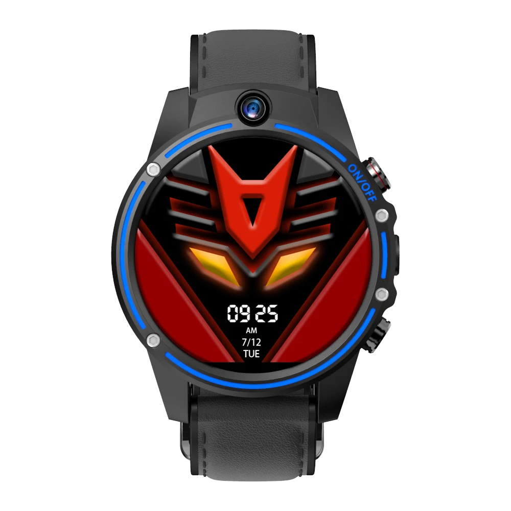 KOSPET Vision 3 ГБ 32 ГБ 5.0MP двойная камера GPS Спорт Android Смарт часы 1," 800 мАч Bluetooth Smartwatch для мужчин для IOS Android - Цвет: black blue