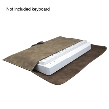 

Anti Scratch Portable Soft Carrying Universal Protective PU Leather Computer Keyboard Storage Bag Dustproof Shock Absorb Home