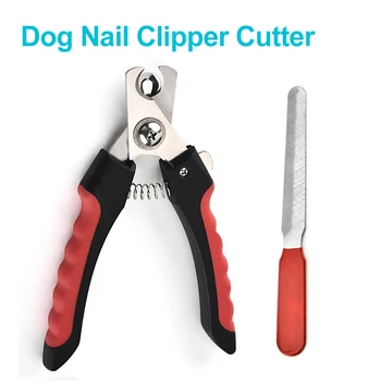 

Stainless Steel Dog Nail Clipper Cutter Professional Pet Grooming Scissors Clippers Cat Grooming Tool With Sickle Pet Supplies
