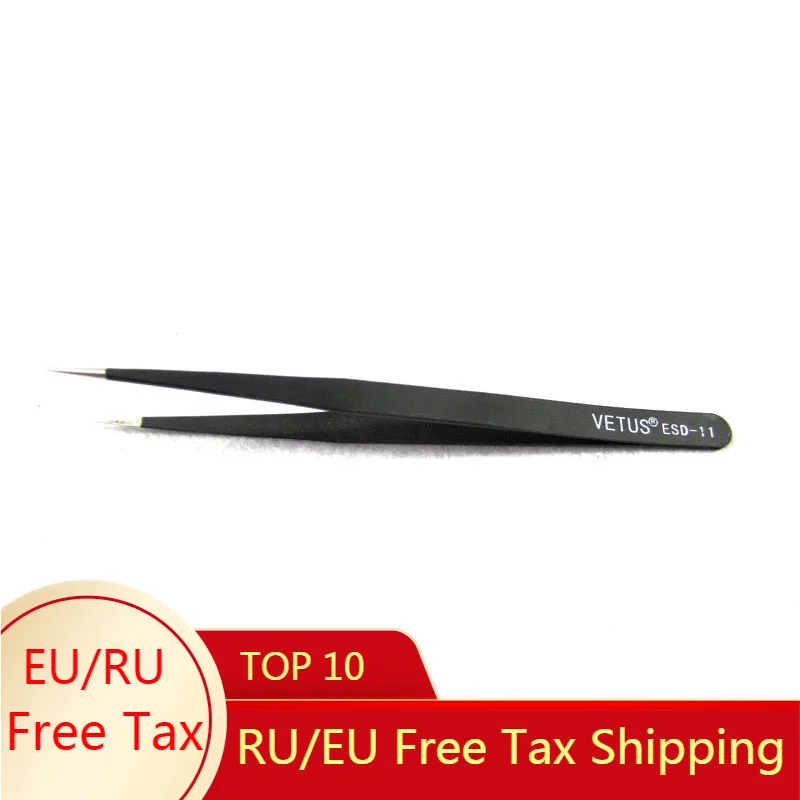 Tweezers Soldering Vetus Stainless Steel Hand Tools Tweezers