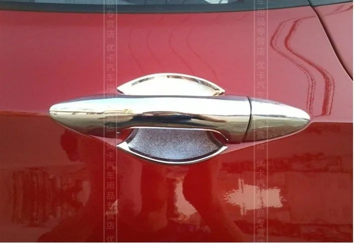 ABS Хромированная дверная ручка Накладка для Hyundai Solaris Verna i25 Accent 2011 2012