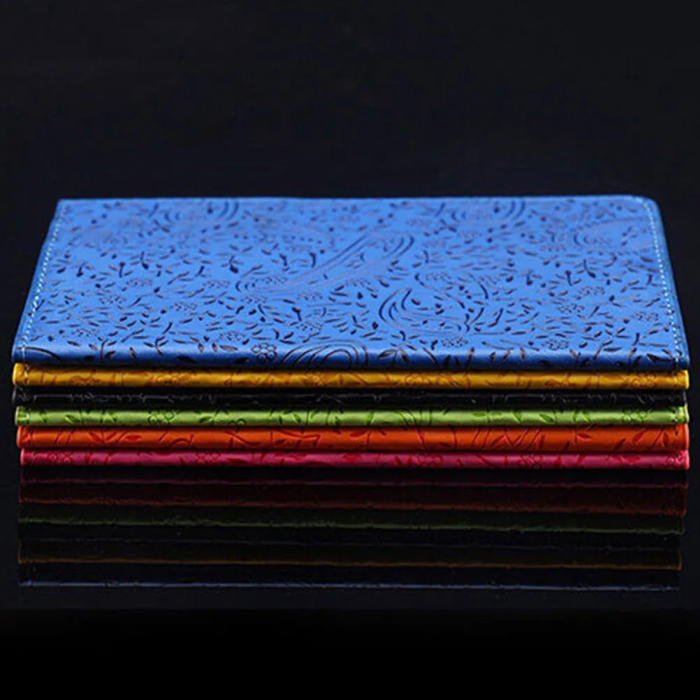 Lavender Travel Passport Holder Cover Faux Leather ID Card Ticket Enticing Case 10cm x 14cm