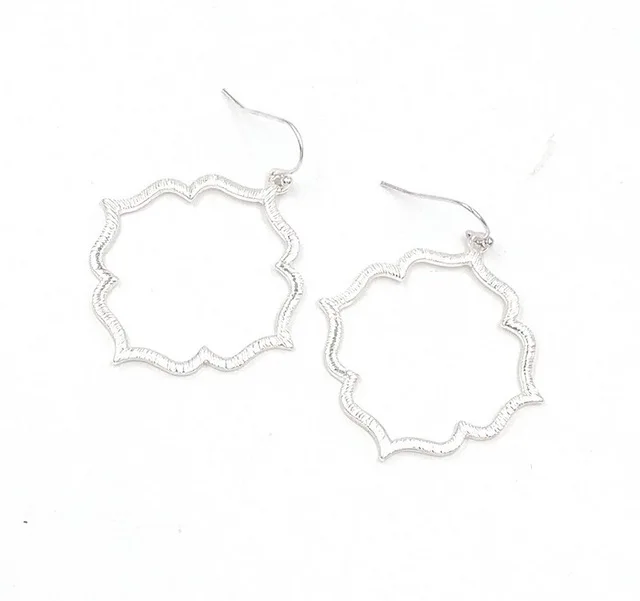 2019-July-New-Arrival-Brushed-Hollow-Out-Flower-Drop-Earrings-Gold-Silver-Tone-Hollow-Out-Rays (1)