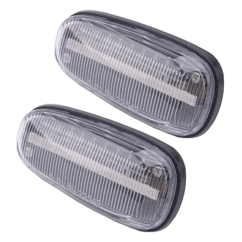 

Pair Amber Fender Light LED Dynamic Sequential Marker Turn Signal Lamp fit for Vauxhall Opel Zafira A Astra G Clear Lens