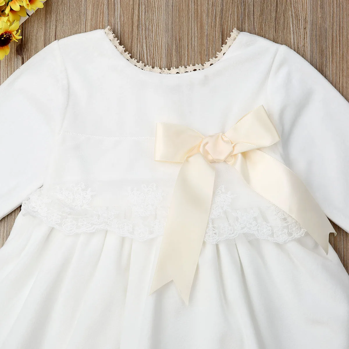 Платье для девочек; коллекция года; рождественские вечерние платья-пачки с длинными рукавами и расклешенными кружевами для маленьких девочек
