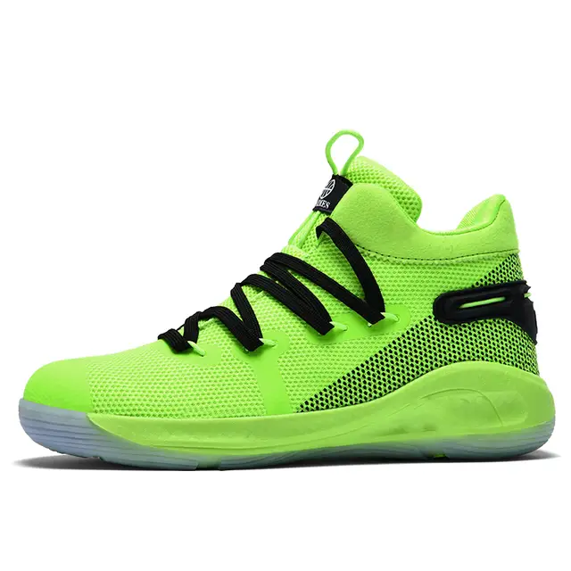 fluorescent green basketball shoes