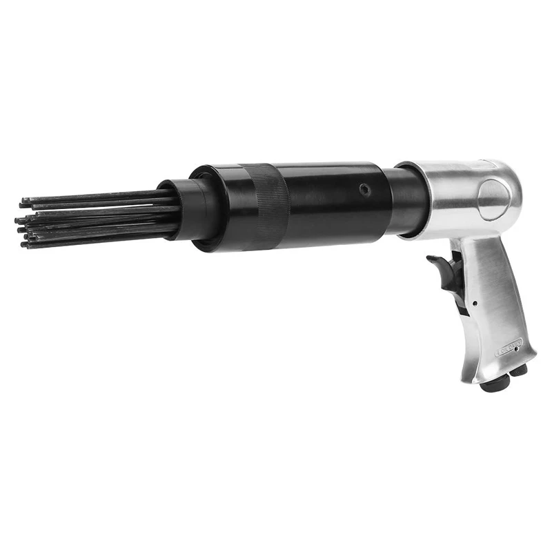 

Promotion! Deburring Tool, Air Pneumatic 19 Needle Scaler Grip Rust Paint Slag Corrosion Removing Tool