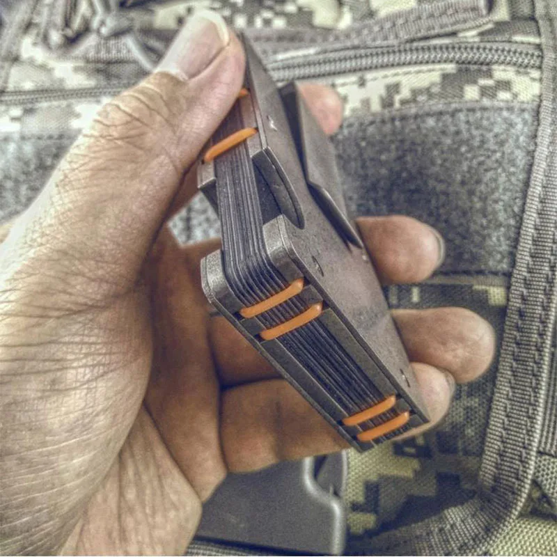 

Titanium Alloy Wallet Clip Card Clip Metal Brass Simple Men's Card Aluminum Alloy Wallet