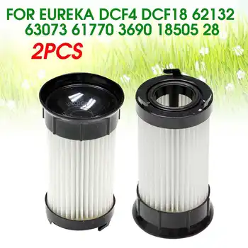 

1pair Replacement Hepa Filter For Eureka DCF4 DCF18 62132 63073 61770 3690 18505 28 Washable Vacuum Filter Air Dust Filters