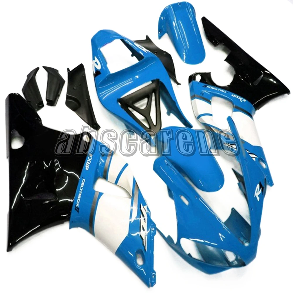 R1 2000 2001 полный обтекатель комплект для Yamaha YZF1000 R1 2000 2001 YZF R1 00 01 ABS пластик впрыска кузова глянцевый синий черный чехол
