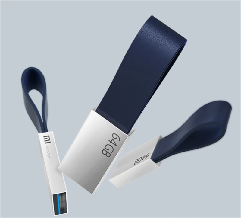 Xiaomi U диск металлический флеш-накопитель 64 Гб USB 3,0 Высокоскоростная передача металлический корпус Компактный размер переносной ремешок дизайн