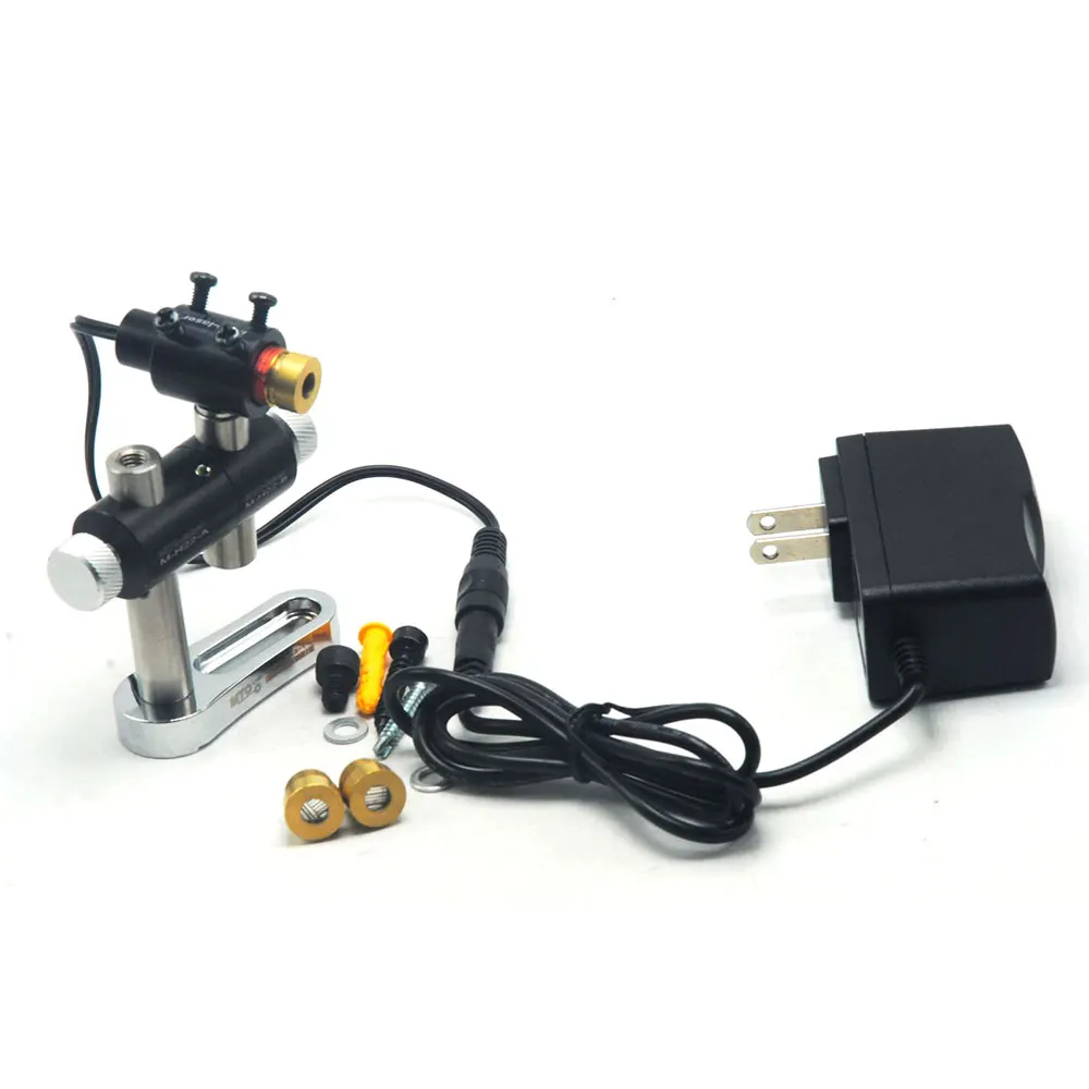 

Dot/Line/Cross Focusable 5mw 650nm Red Laser Module w 2-axis Holder