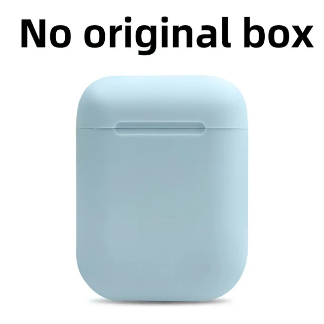 i12 Blue no box I12 TWS, беспроводная гарнитура с сенсорной клавишей, Bluetooth 5,0, спортивные стерео наушники для iPhone, Xiaomi, huawei, samsung, смартфон - Цвет: i12 Blue no box