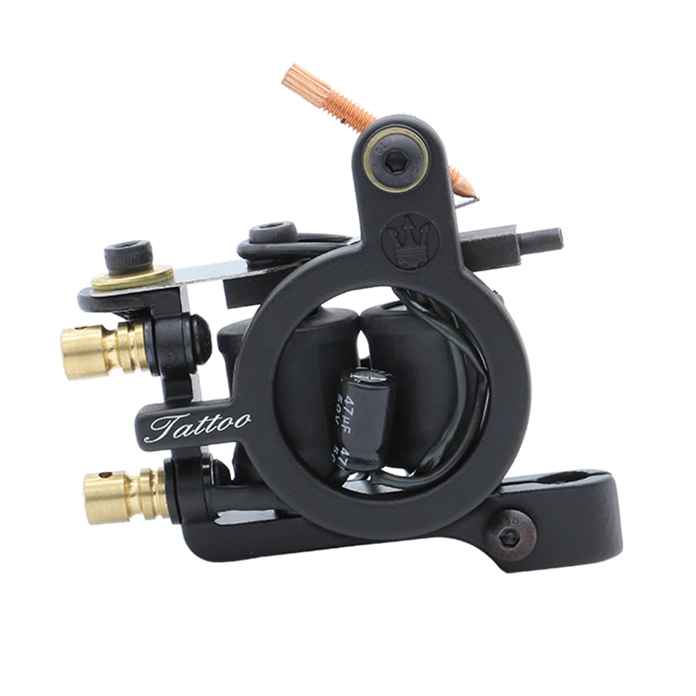 New Castiron Dualcoiled Coils Tattoo Machine 10 Warp Coils Handmade
