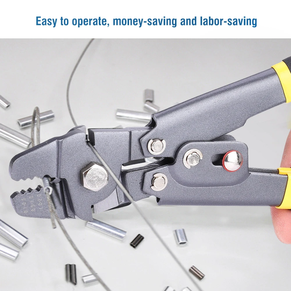 fishing leader crimping tool