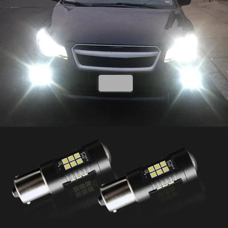 2pcs P21W LED 1156 BA15S Bulbs Car Lights for Nissan Qashqai j10 j11 x Trail t32 t31 Tiida Juke | Автомобили и мотоциклы