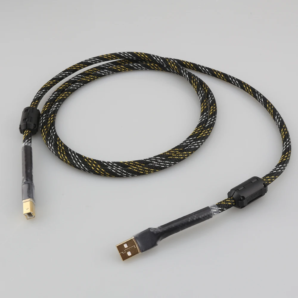 Audiocrast-Câble de données Hifi USB, 4N ODavid, Type A à B, Audio, Vidéo, Radiateur PC, Nouveau
