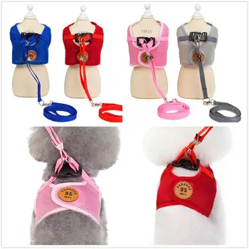 

DogLemi Mesh Pet Chest Harness Vest Style Pet Harness Pet Supplies Household Outing For Small Cat Leash Cat Harness Pet Products
