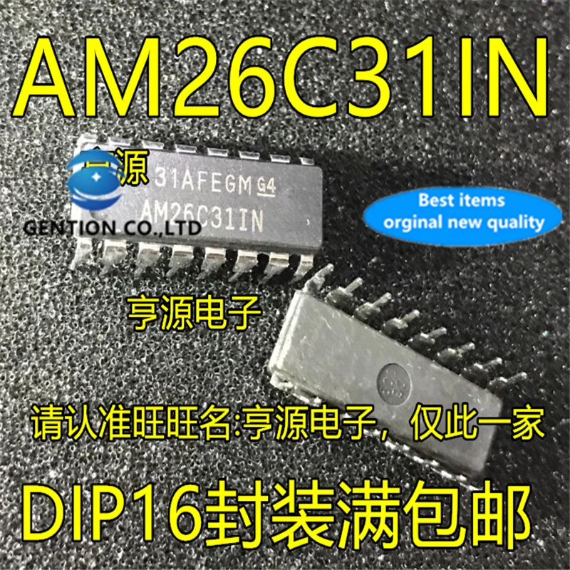 10Pcs AM26C31 AM26C31IN DIP16 RS-422 interface chip in stock 100% new and original
