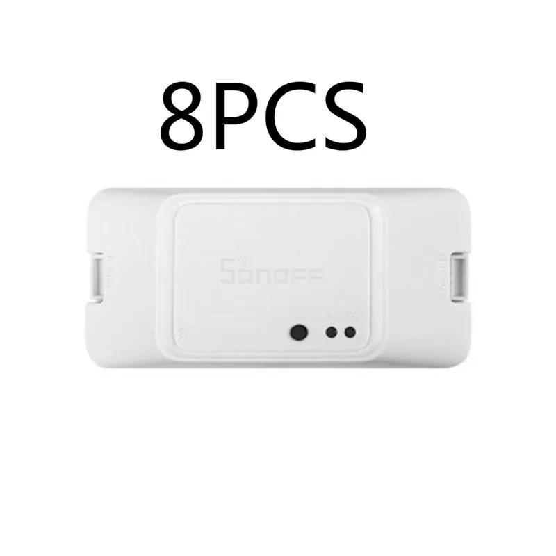 8PCS 10/8/6 шт. SONOFF BASIC R3 Smart Wifi переключатель «сделай сам» таймер Управление дома Модули автоматизации совместим с eWelink Alexa/Google Home - Комплект: 8PCS