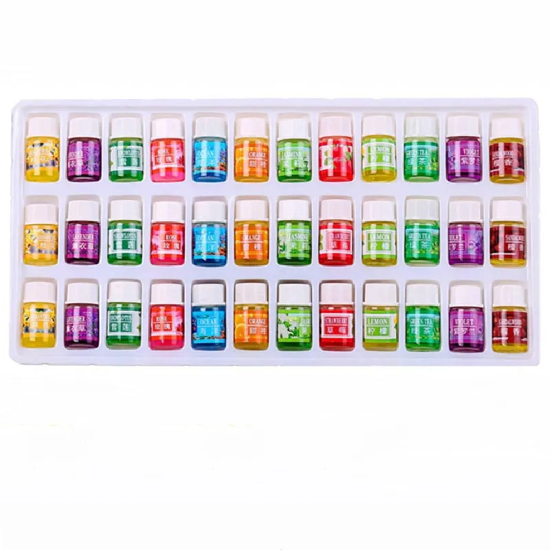 

36 bottle/set soluble water essential oil for aromatherapy oil humidifier aroma diffuser to relieve stress and help sleep