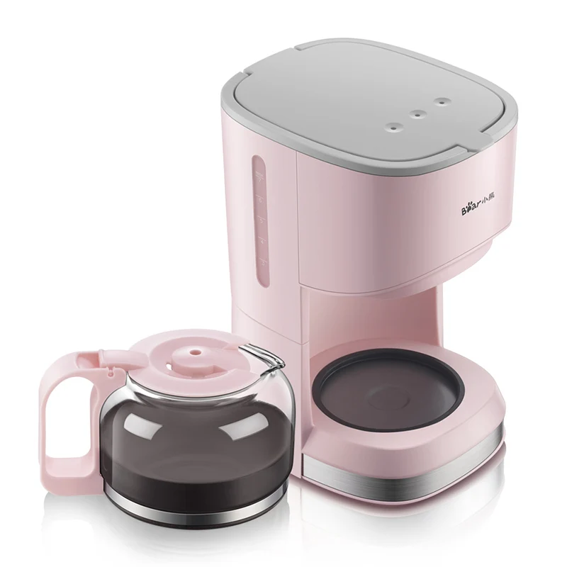 

Xiaoxiong American full automatic coffee maker household drip type mini coffee pot for tea making and tea making 220V