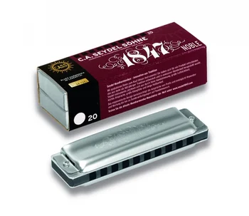 

16501bb 1847 Noble BB harmonica, Seydel Sohne