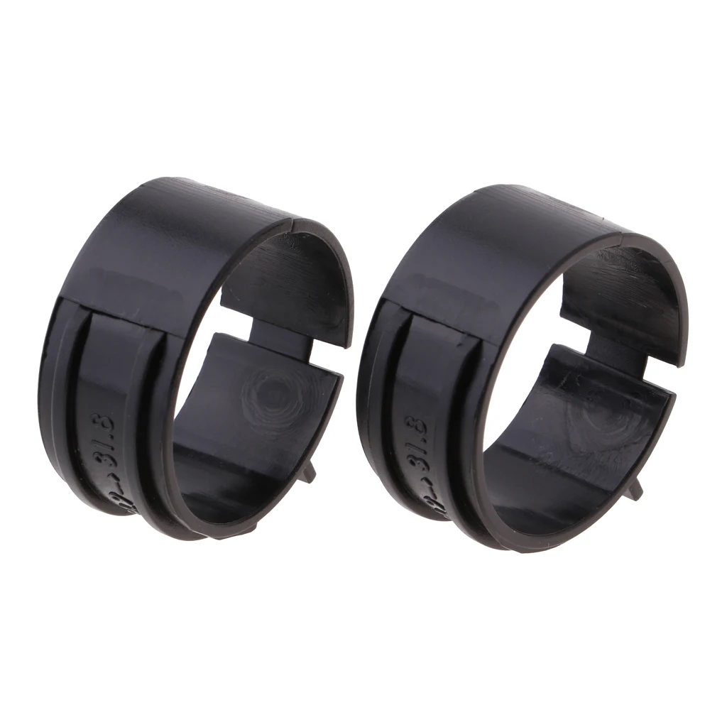 2 Pairs Bicycle Front Derailleur Clamp Adapter Reducer 34.9mm to 31.8mm MTB Mountain Bike Road Cycling Braze-on Adapter Clamps