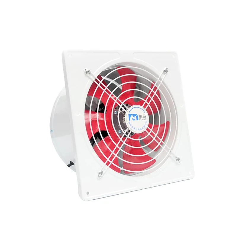 10 дюймов вытяжной вентилятор вентиляционный вентилятор для ванной кухни тип окна для ванной высокой мощности сильный вытяжной вентилятор - Цвет: Белый