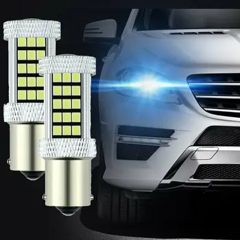 

2pcs LED Car Tail Bulb Brake Lights 12V Auto Reverse Lamp Daytime Running Signal Light
